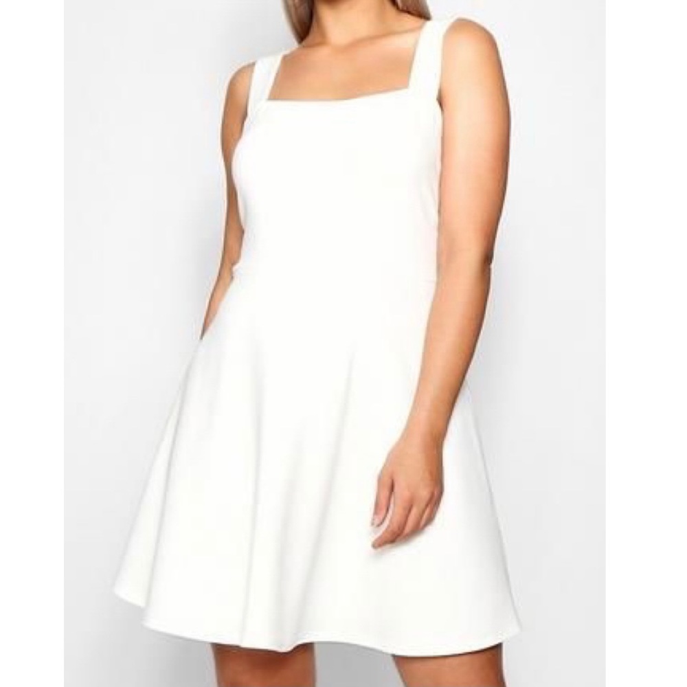 Square Neck Skater Dress